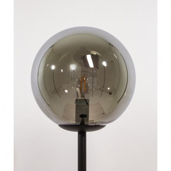 MOLEKYL golvlampa, svart/r�k