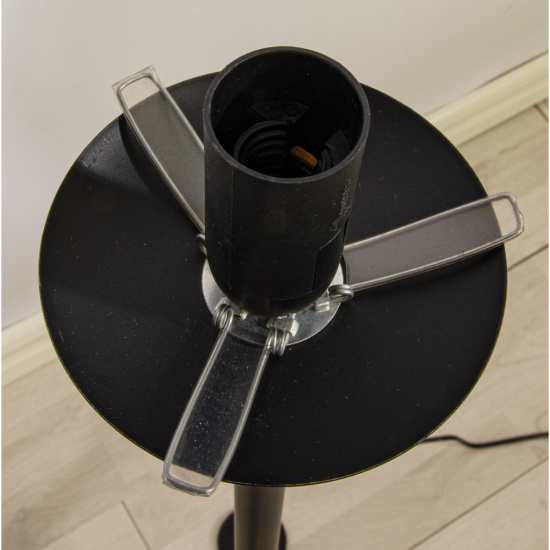 MOLEKYL golvlampa, svart/r�k