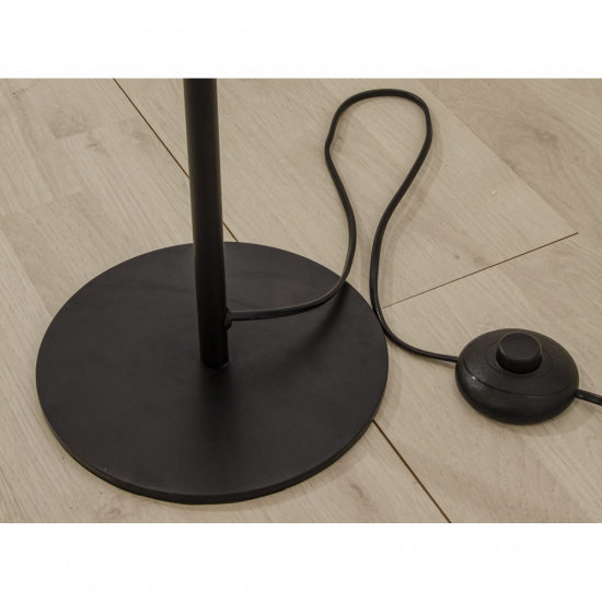 MOLEKYL golvlampa, svart/r�k