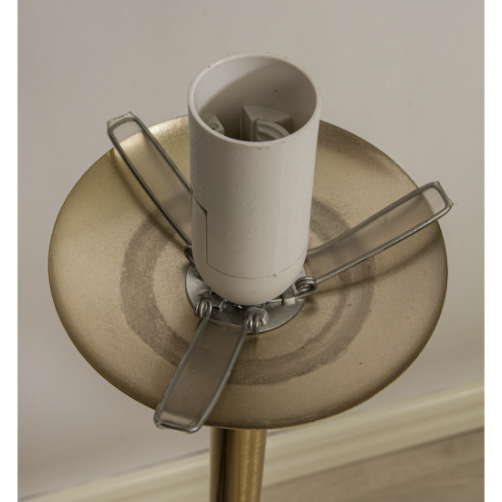 MOLEKYL golvlampa, matt m�ssing/vit