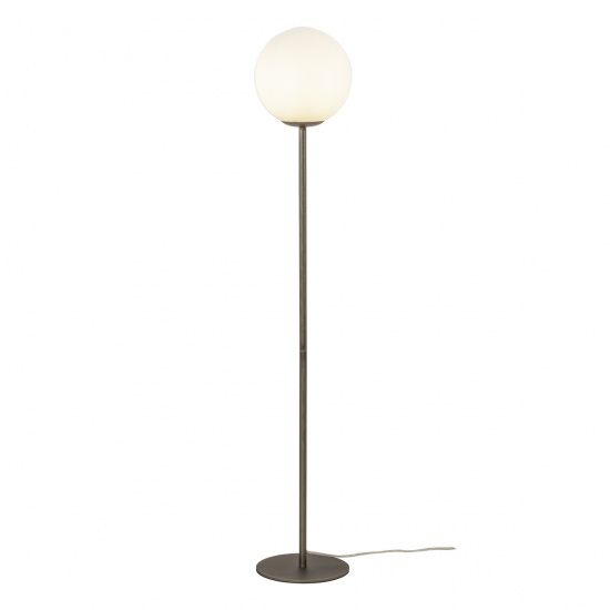 MOLEKYL golvlampa, Tenn/Vit