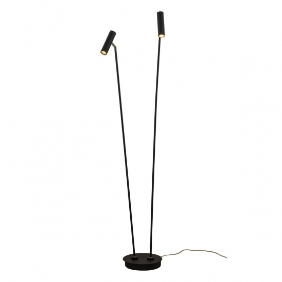 ARTIC golvlampa dubbel, svart