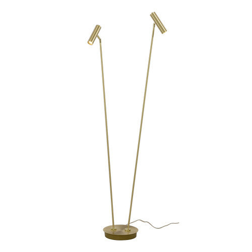 ARTIC golvlampa dubbel, matt m�ssing