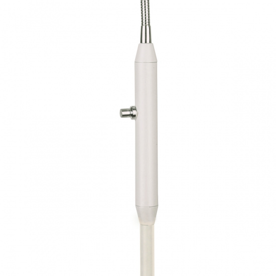 PILOT golvlampa, vit/krom