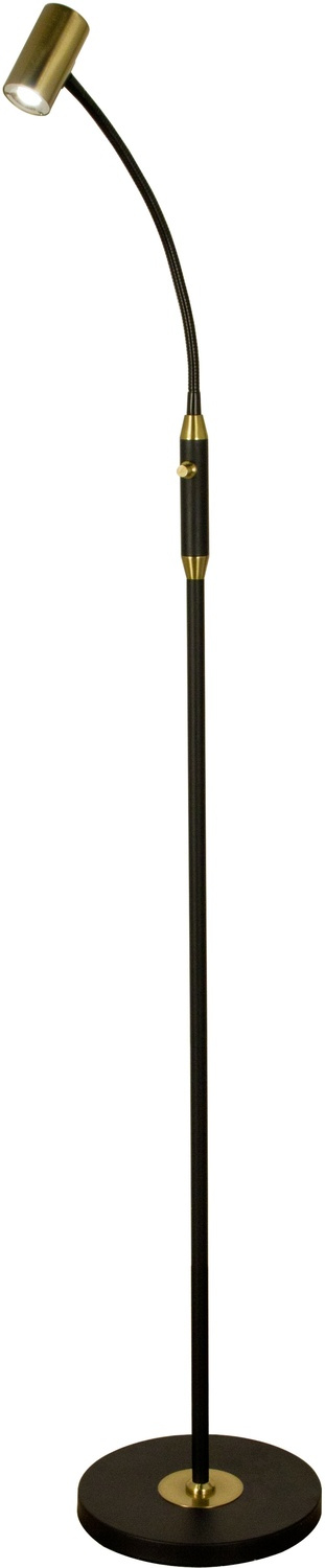 GUSTO golvlampa, svart/m�ssing