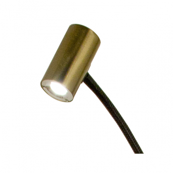 GUSTO golvlampa, svart/m�ssing