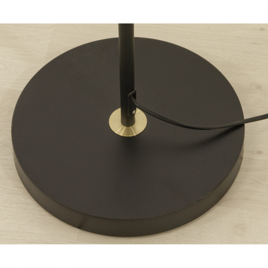 BOW golvlampa., 1-arm, svart