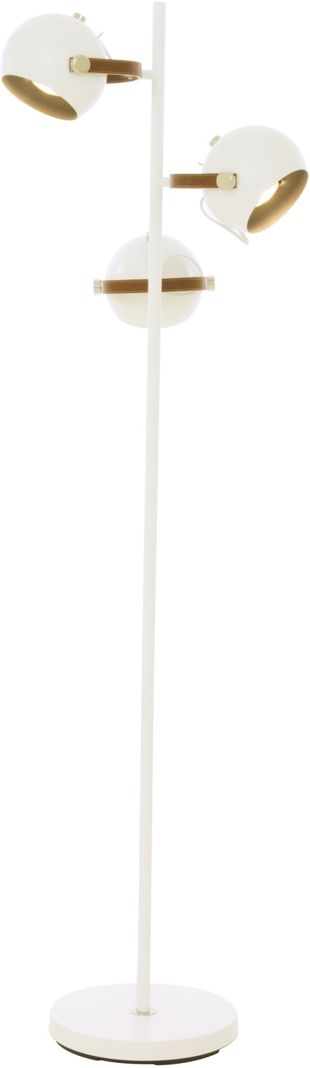 BOW golvlampa. 3-arm, vit