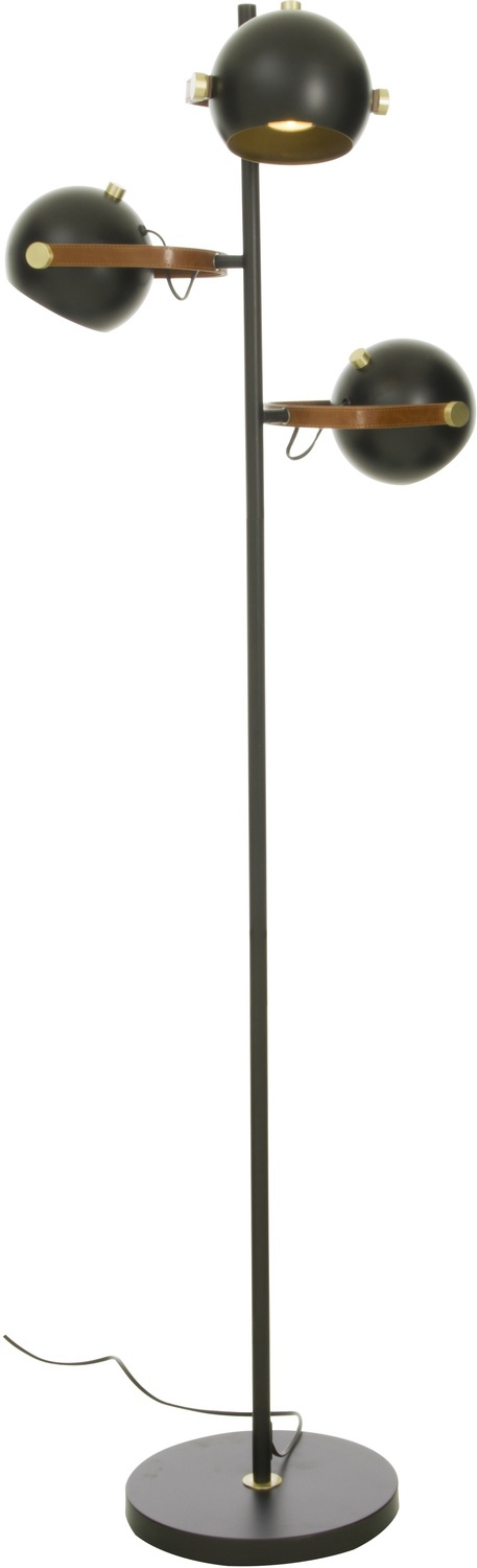 BOW golvlampa. 3-arm, svart