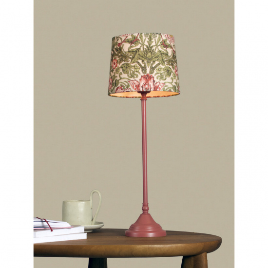TOVE Lampfot - M�rkrosa -  Exkl sk�rm - h�jd 46cm