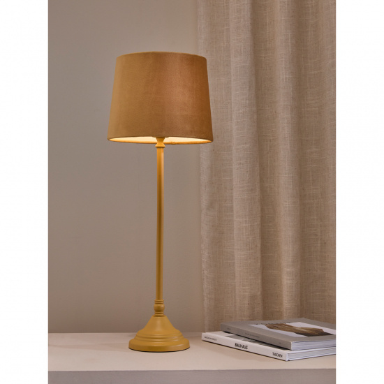 TOVE Bordlampa - Inkl sk�rm - Gul - H�jd 56cm