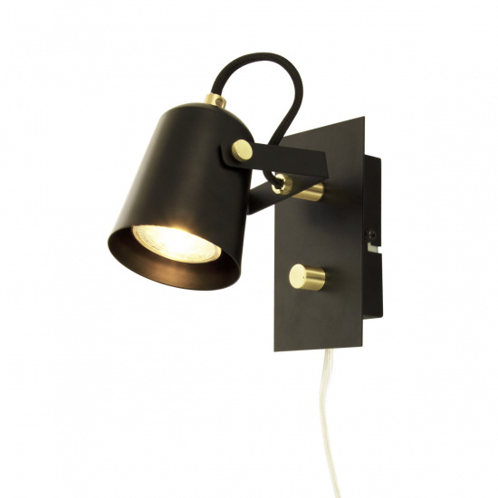 METZ v�gglampa, svart/matt m�ssing