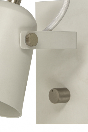 METZ v�gglampa, vit/st�l