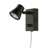 PLUTO vägglampa, svart PLUTO vägglampa, svart