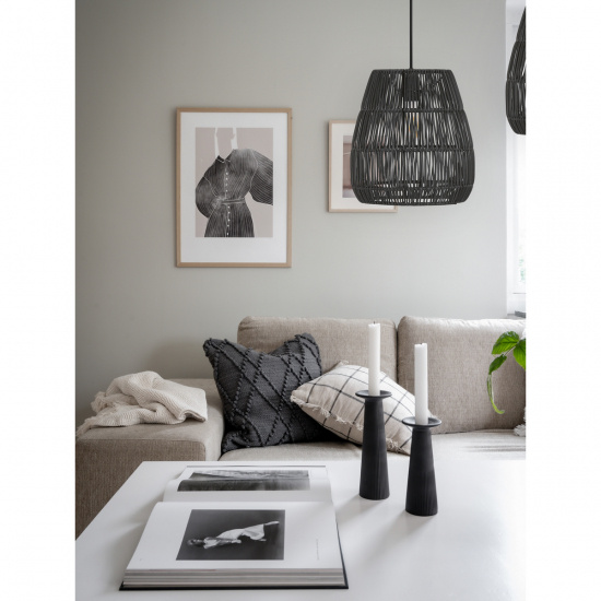 Saigon Taklampa, Svart 38cm