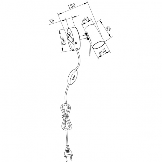 PILOT v�ggspot, antik