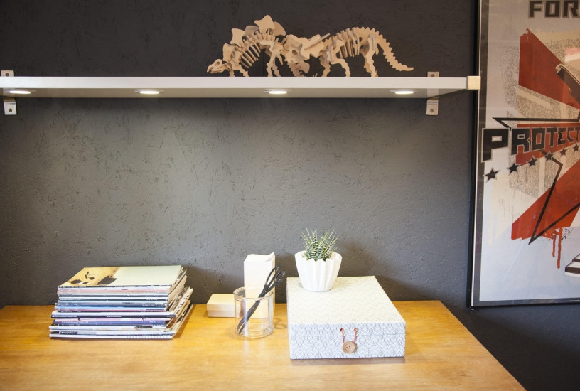 LED-Spot Slim, Varmvit 3000K 55� Alu