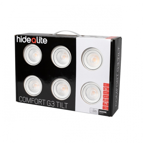 Comfort G3 Tilt 6-Pack Vit 3000K