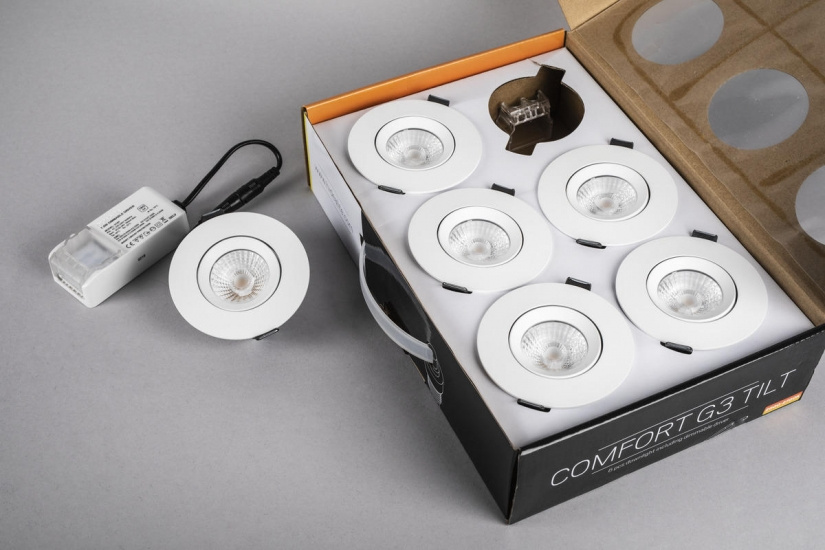 Comfort G3 Tilt 6-Pack Vit 3000K