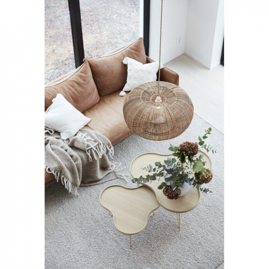 Zuri Taklampa, Natur 61cm