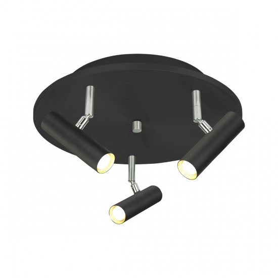 ARTIC takspot rund 3:a, svart