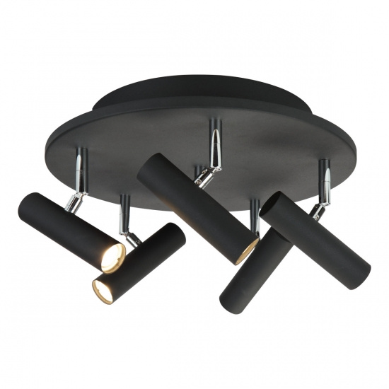 ARTIC takspot rund 5:a, svart