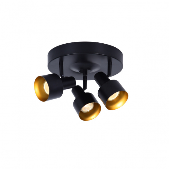 FERDINAND takspot 3:a rund, svart