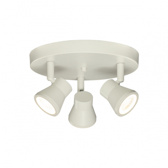 PLUTO takspot 3:a rund, vit