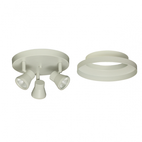 PLUTO takspot 3:a rund, vit