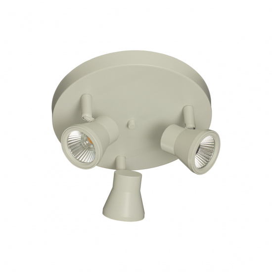 PLUTO takspot 3:a rund, vit