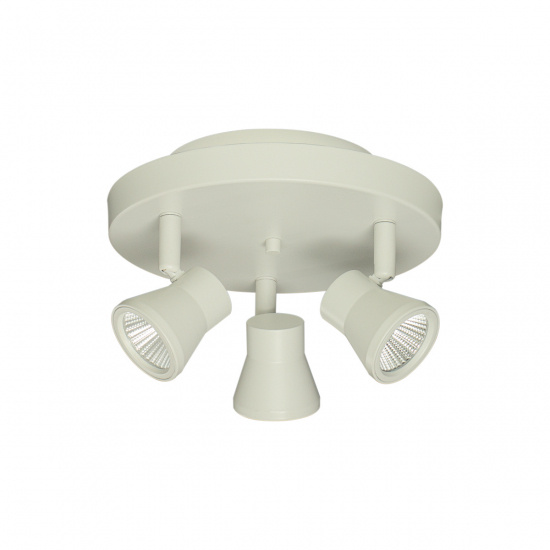 PLUTO takspot 3:a rund, vit