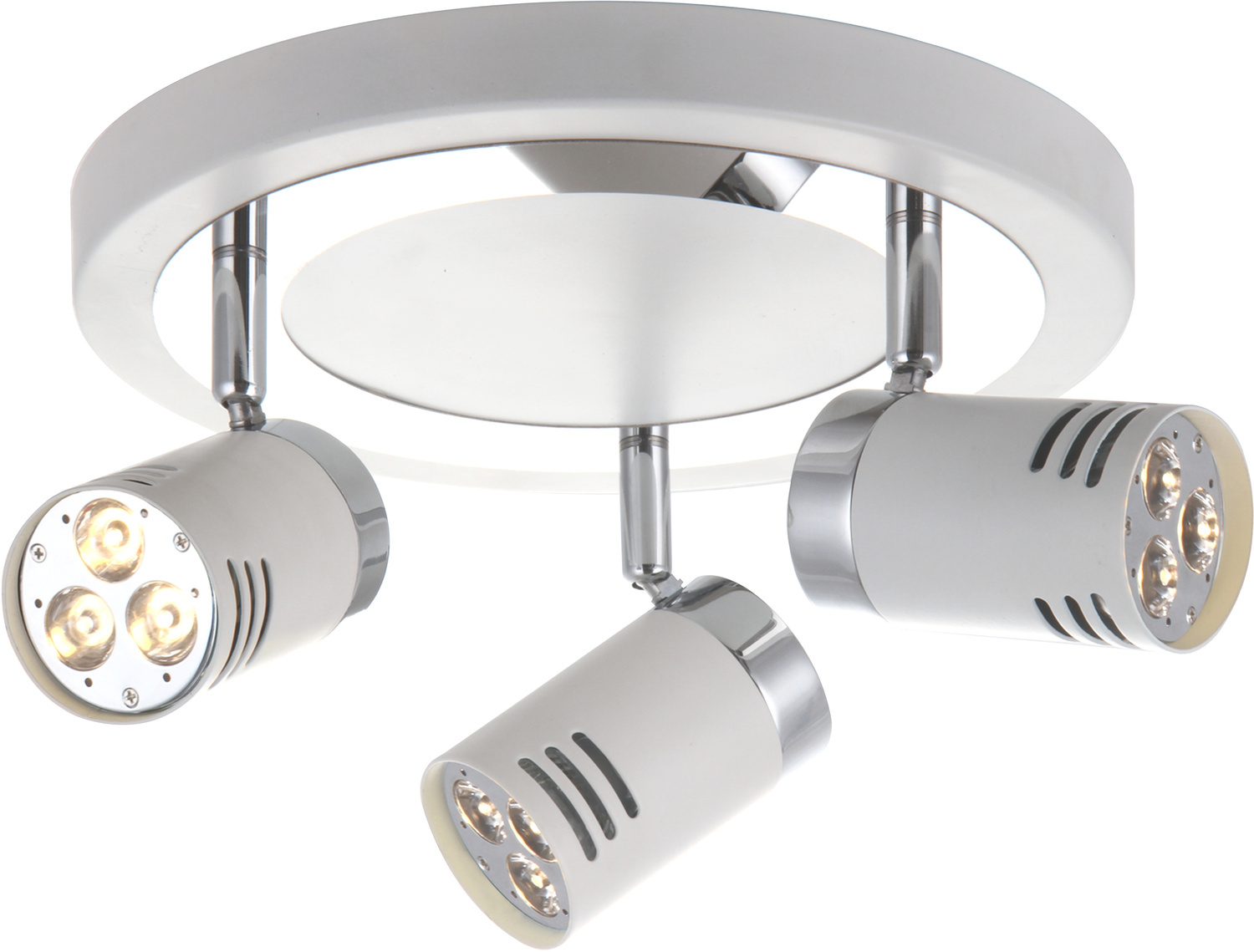 PIPE tak 3 rondell vit/kr