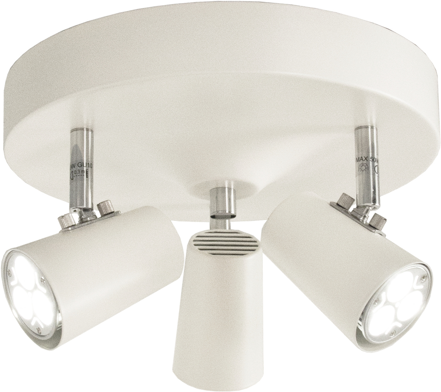 PILOT takspot, rund 3:a vit