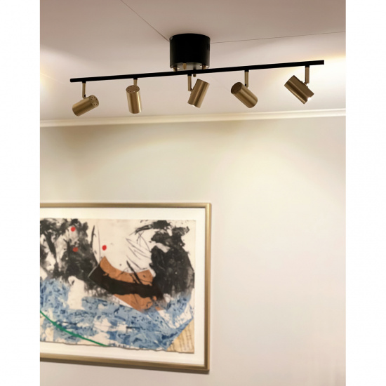 GUSTO takspot, rak 5:a,  svart