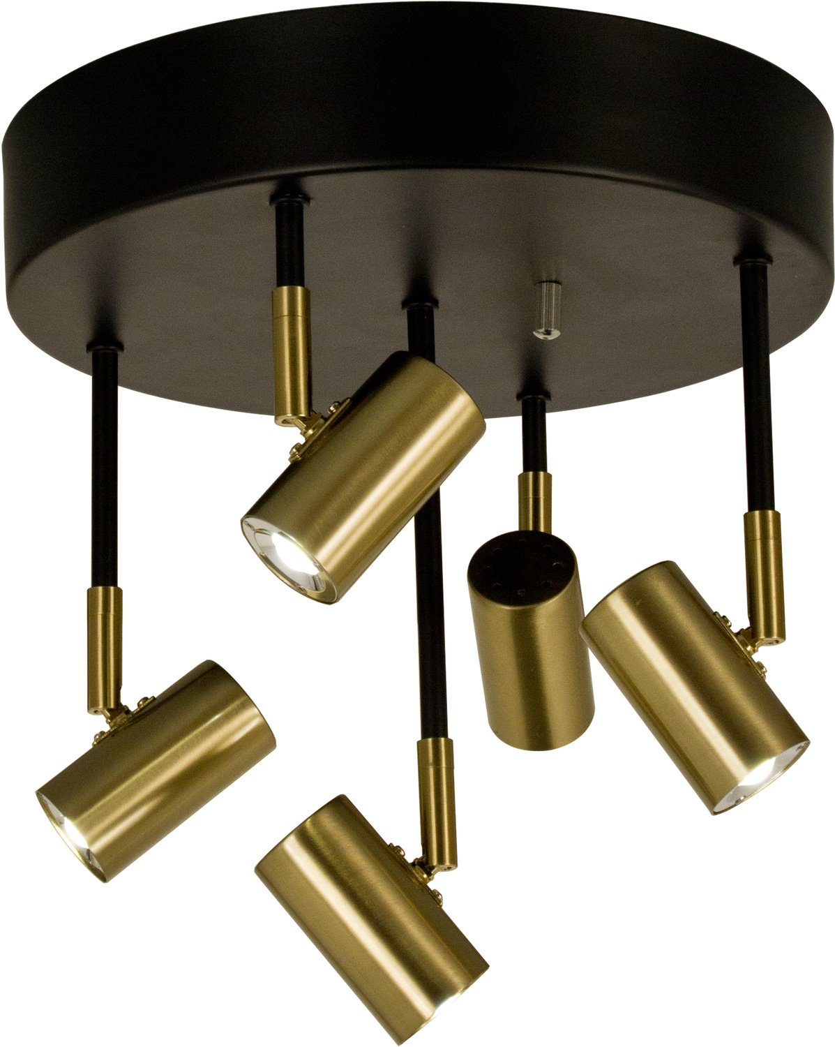 GUSTO takspot, svart/m�ssing