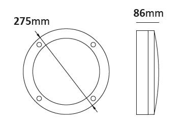 V�gg. DIPLOMA hel alugr� LED