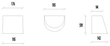 V�gg. MINI sensor antracit LED