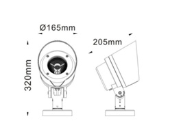 V�gg. ACORN 36W 15� svart