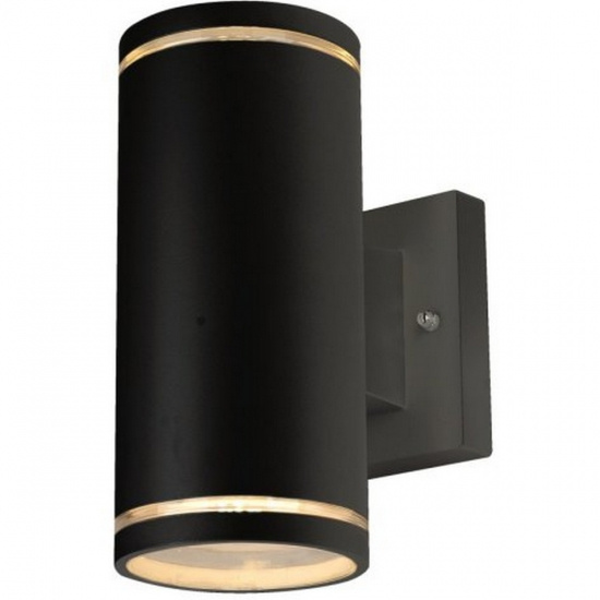 V�ggarmatur Livali II GU10 svart