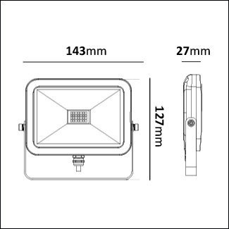 Str�lkastare ZATT MINI 10W