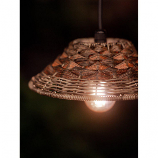 Lisen Taklampa, Brun natur 27cm