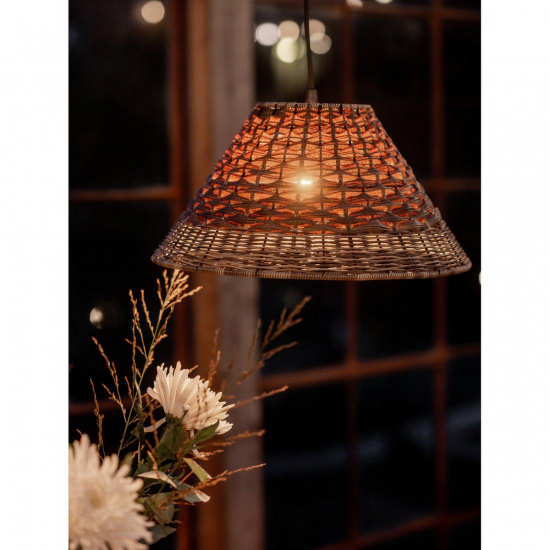 Lisen Taklampa, Brun natur 45cm