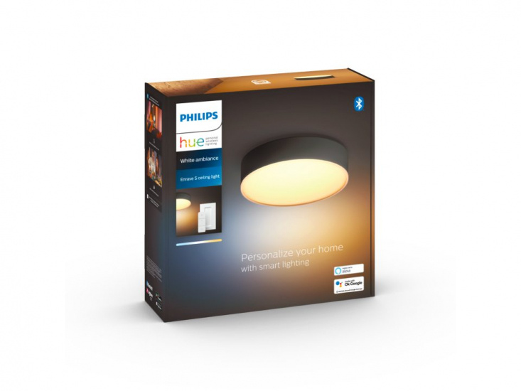 Enrave S Hue ceiling lamp black