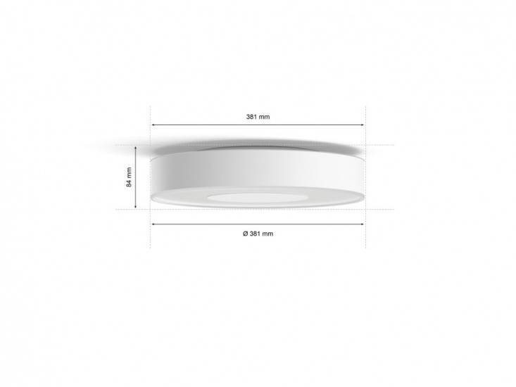 Xamento M Hue ceiling lamp white 