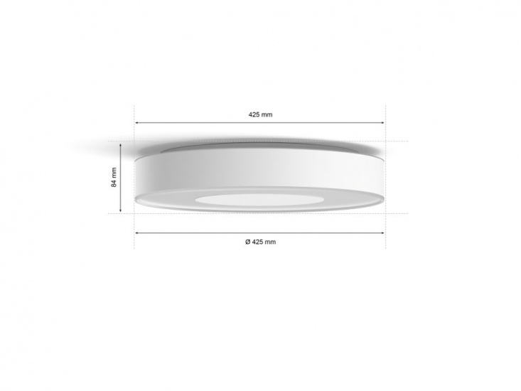 Xamento L Hue ceiling lamp white 
