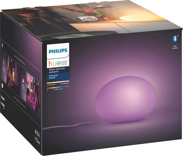 Flourish Hue table EU/UK white 9.5W 230V