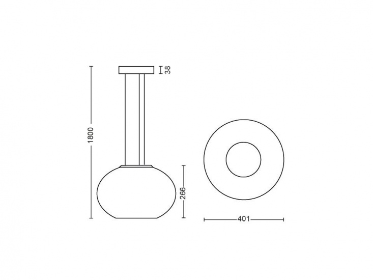 Flourish Hue pendant EU/UK white 31W 24V