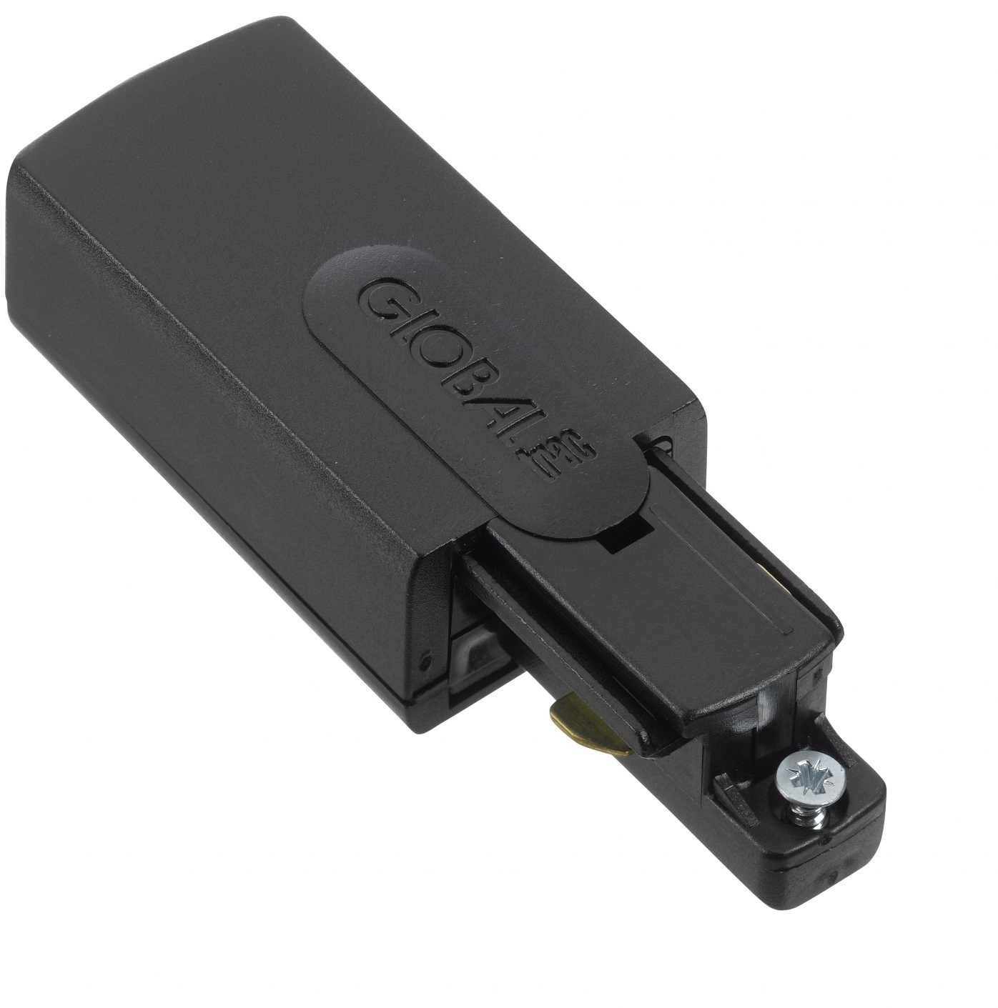 GB11-2 End feed Global 1-phase track flat black