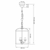 BUDGIE taklampa Ø28, antik BUDGIE taklampa Ø28, antik