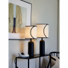 Celyn Ava lampskärm, Offwhite/svart 25cm Celyn Ava lampskärm, Offwhite/svart 25cm